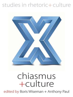 cover image of Chiasmus And Culture